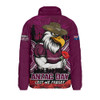 Manly Warringah Sea Eagles Padded Jacket Anzac Day Pride Of Service Eternal Memory