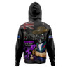 New Zealand Warriors Hoodie Anzac Day Purple Poppy And Animals That Served