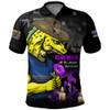 Parramatta Eels Polo Shirt Anzac Day Purple Poppy And Animals That Served