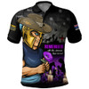 Gold Coast Titans Polo Shirt Anzac Day Purple Poppy And Animals That Served