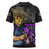 Gold Coast Titans T-Shirt Anzac Day Purple Poppy And Animals That Served