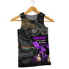 Penrith Panthers Men Singlet Anzac Day Purple Poppy And Animals That Served