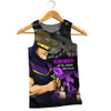 Melbourne Storm Men Singlet Anzac Day Purple Poppy And Animals That Served
