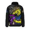Parramatta Eels Padded Jacket Anzac Day Purple Poppy And Animals That Served