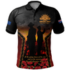 Australia Polo Shirt Anzac Day Dawn Remembrance Eternal Tribute