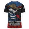 Geelong Cats T-Shirt ANZAC Day Not For Victory For Remembrance