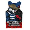 Geelong Cats Men Singlet ANZAC Day Not For Victory For Remembrance