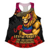 Brisbane Lions Women Racerback Singlet ANZAC Day Not For Victory For Remembrance