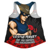 Carlton Women Racerback Singlet ANZAC Day Not For Victory For Remembrance