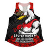 Sydney Swans Women Racerback Singlet ANZAC Day Not For Victory For Remembrance