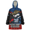 Geelong Cats Snug Hoodie ANZAC Day Not For Victory For Remembrance