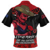 Melbourne Zip Polo Shirt ANZAC Day Not For Victory For Remembrance