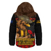 Hawthorn Hooded Padded Jacket ANZAC Day Not For Victory For Remembrance