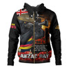 Adelaide Crows Hoodie Anzac Day Dawn Of Courage Eternal Tribute