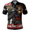 Collingwood Polo Shirt Anzac Day Dawn Of Courage Eternal Tribute
