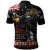 Collingwood Polo Shirt Anzac Day Dawn Of Courage Eternal Tribute