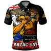 West Coast Eagles Polo Shirt Anzac Day Dawn Of Courage Eternal Tribute