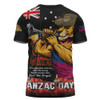 Brisbane Lions T-Shirt Anzac Day Dawn Of Courage Eternal Tribute
