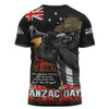 Collingwood T-Shirt Anzac Day Dawn Of Courage Eternal Tribute