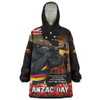 Adelaide Crows Snug Hoodie Anzac Day Dawn Of Courage Eternal Tribute