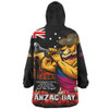 Brisbane Lions Snug Hoodie Anzac Day Dawn Of Courage Eternal Tribute