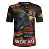 Adelaide Crows Rugby Jersey Anzac Day Dawn Of Courage Eternal Tribute