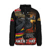 Adelaide Crows Padded Jacket Anzac Day Dawn Of Courage Eternal Tribute