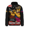 Brisbane Lions Padded Jacket Anzac Day Dawn Of Courage Eternal Tribute