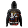 Sydney Roosters Hoodie Anzac Day Rising Dawn Ceremony Lest We Forget Courage
