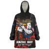 Sydney Roosters Snug Hoodie Anzac Day Rising Dawn Ceremony Lest We Forget Courage
