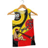 Indigenous Australian Aboriginal Men Singlet NAIDOC Week 50 Years Of Deadly Dreamtime Story