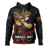 Melbourne Storm Hoodie Anzac Day Rising Dawn Ceremony Lest We Forget Courage