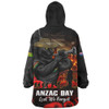 Penrith Panthers Snug Hoodie Anzac Day Rising Dawn Ceremony Lest We Forget Courage