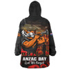 Wests Tigers Snug Hoodie Anzac Day Rising Dawn Ceremony Lest We Forget Courage