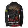 Penrith Panthers Long Sleeve Polo Shirt Anzac Day Rising Dawn Ceremony Lest We Forget Courage