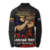 Melbourne Storm Long Sleeve Polo Shirt Anzac Day Rising Dawn Ceremony Lest We Forget Courage