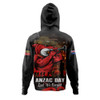 Redcliffe Dolphins Hoodie Anzac Day Rising Dawn Ceremony Lest We Forget Courage