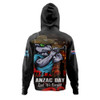 New South Wales Blues Hoodie Anzac Day Rising Dawn Ceremony Lest We Forget Courage