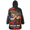 Newcastle Knights Snug Hoodie Anzac Day Rising Dawn Ceremony Lest We Forget Courage