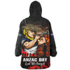 North Queensland Cowboys Snug Hoodie Anzac Day Rising Dawn Ceremony Lest We Forget Courage