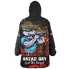 New South Wales Blues Snug Hoodie Anzac Day Rising Dawn Ceremony Lest We Forget Courage