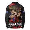 Newcastle Knights Long Sleeve Polo Shirt Anzac Day Rising Dawn Ceremony Lest We Forget Courage