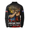 Gold Coast Titans Long Sleeve Polo Shirt Anzac Day Rising Dawn Ceremony Lest We Forget Courage
