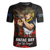 North Queensland Cowboys Rugby Jersey Anzac Day Rising Dawn Ceremony Lest We Forget Courage
