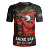 Redcliffe Dolphins Rugby Jersey Anzac Day Rising Dawn Ceremony Lest We Forget Courage