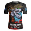 New South Wales Blues Rugby Jersey Anzac Day Rising Dawn Ceremony Lest We Forget Courage