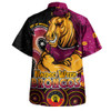 Brisbane Broncos Hawaiian Shirt NAIDOC Week 50 Years Of Deadly Indigenous Pattern