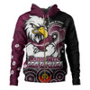 Manly Warringah Sea Eagles Hoodie NAIDOC Week 50 Years Of Deadly Indigenous Pattern