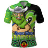 Canberra Raiders Polo Shirt NAIDOC Week 50 Years Of Deadly Indigenous Pattern