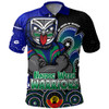 New Zealand Warriors Polo Shirt NAIDOC Week 50 Years Of Deadly Indigenous Pattern